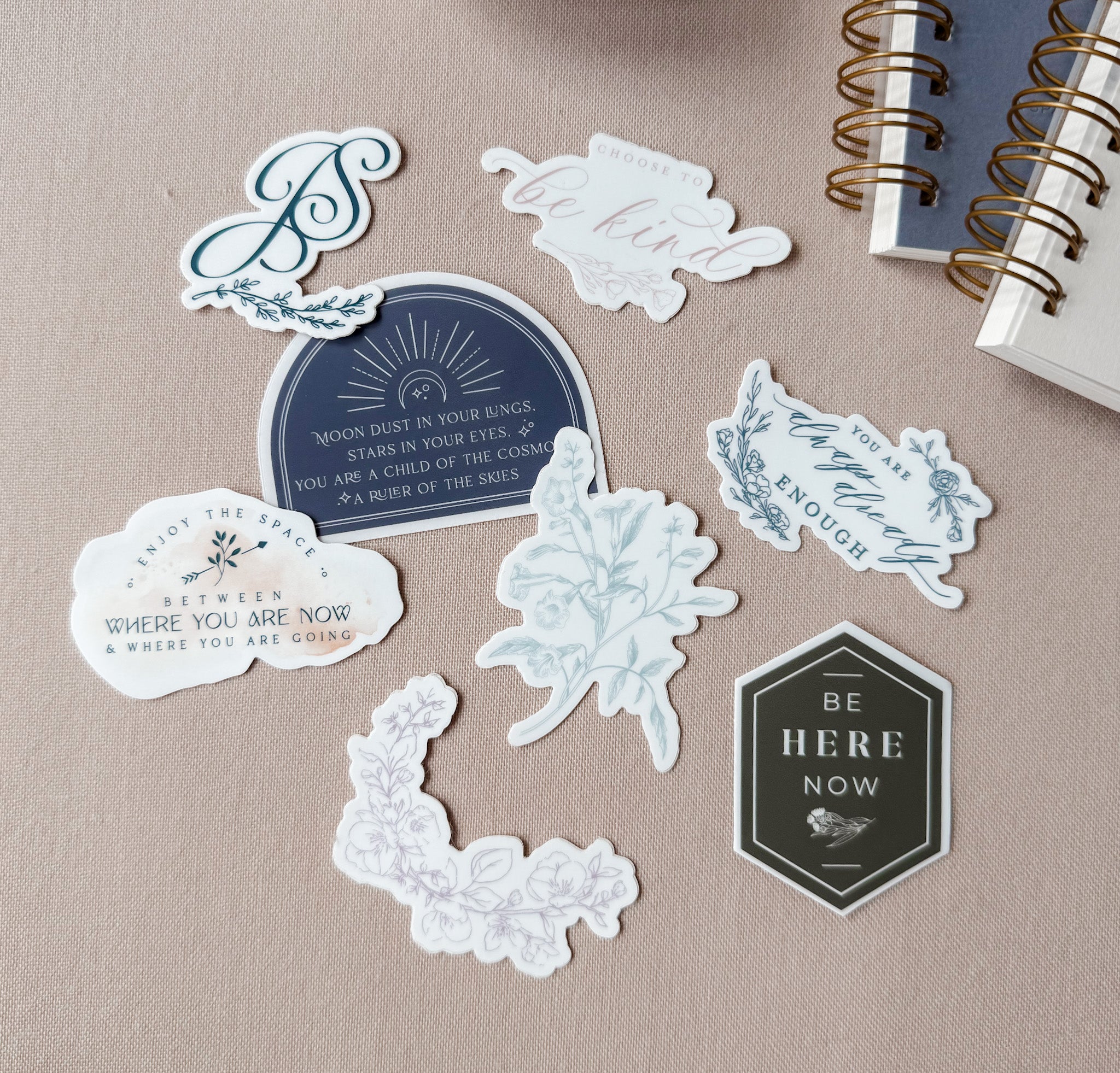 Inspirational Sticker Set - 8 Pack – Jen Simpson Design, LLC