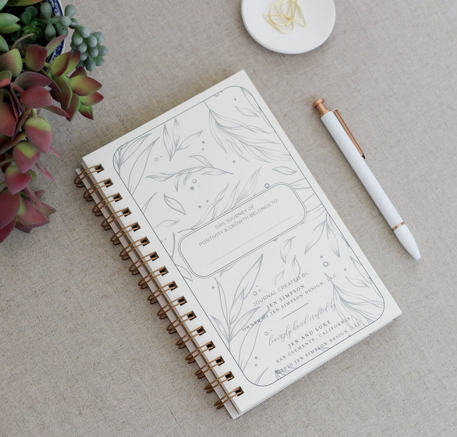 Shop Personalized Wellness Journals & Therapy Notebooks | Jen Simpson ...