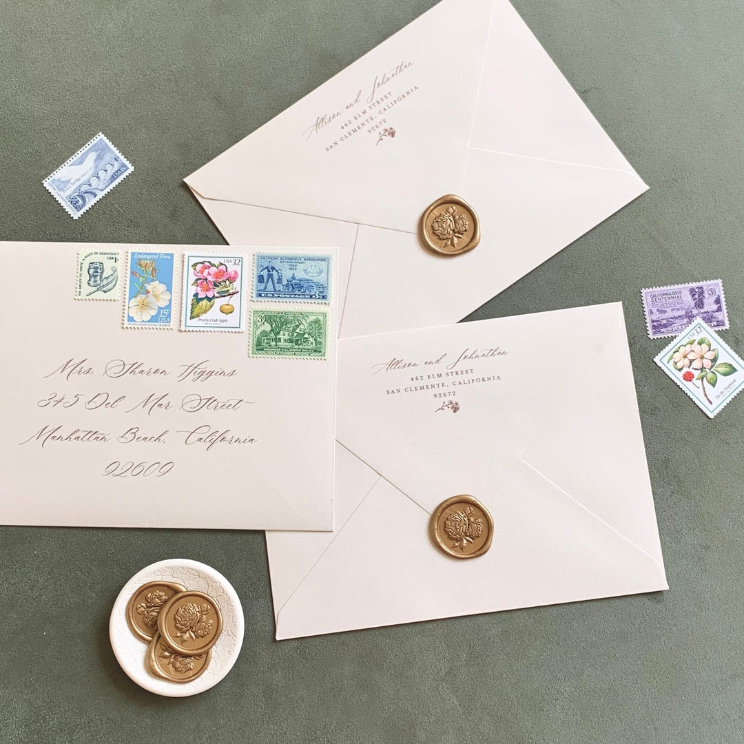 Flower Collection // Curated Vintage Stamps – Jen Simpson