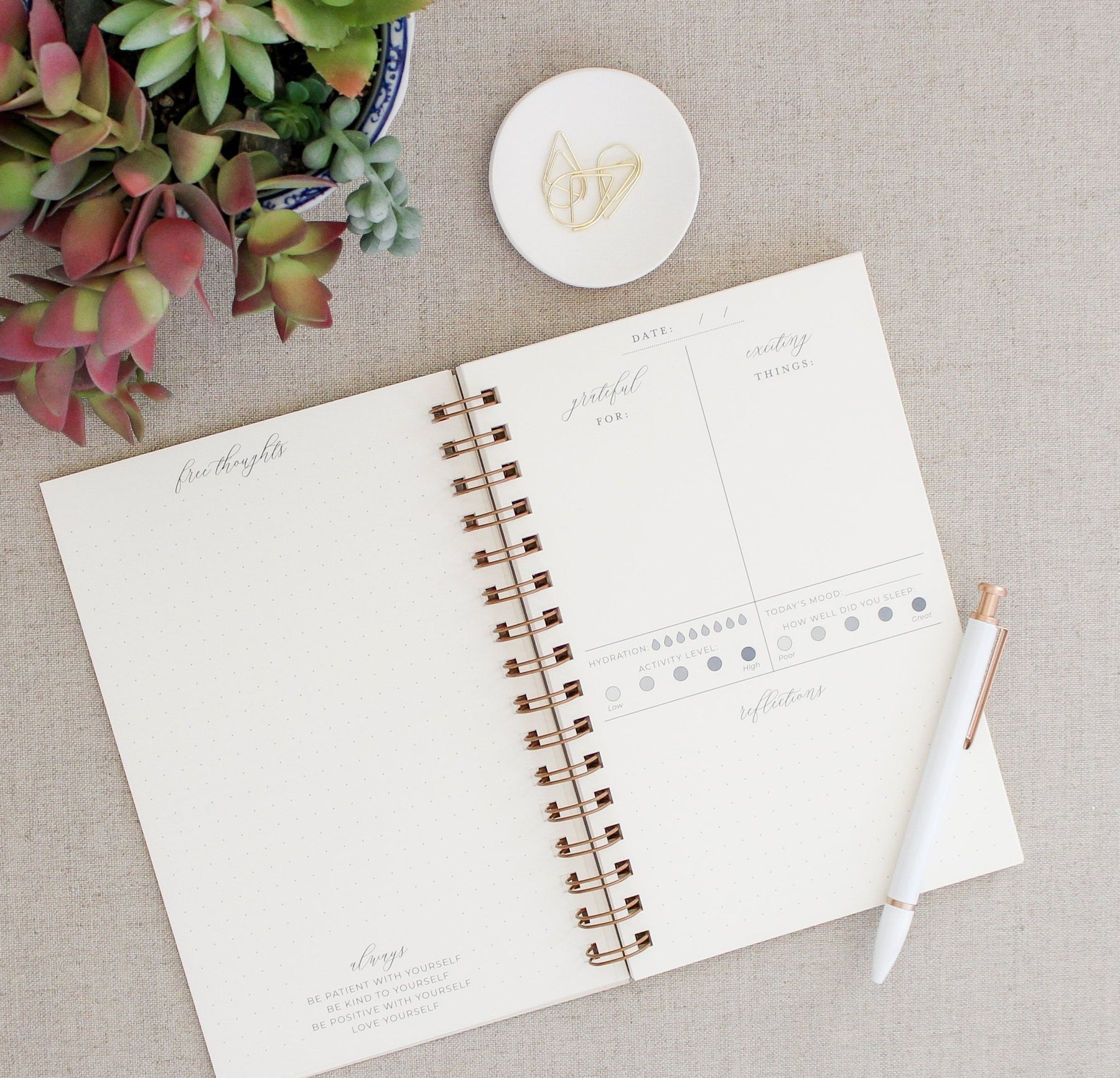 Personalized Happiness Journals & Wellness Journals| Jen Simpson Design ...