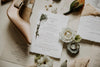 Your design digitally printed on handmade paper